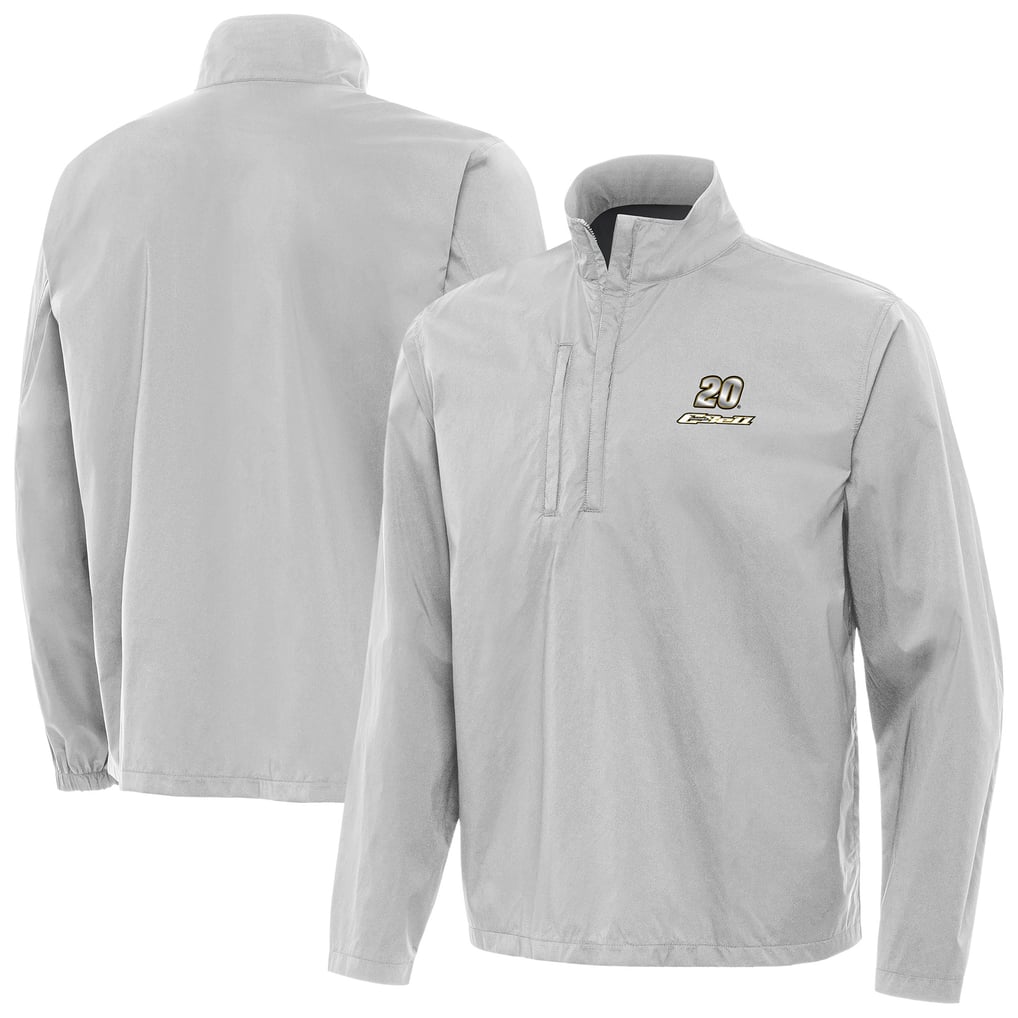  Christopher Bell Antigua Brisk Quarter-Zip Pullover Jacket - Heather Gray